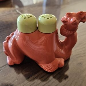 Red Camel Salt and Pepper Shakers